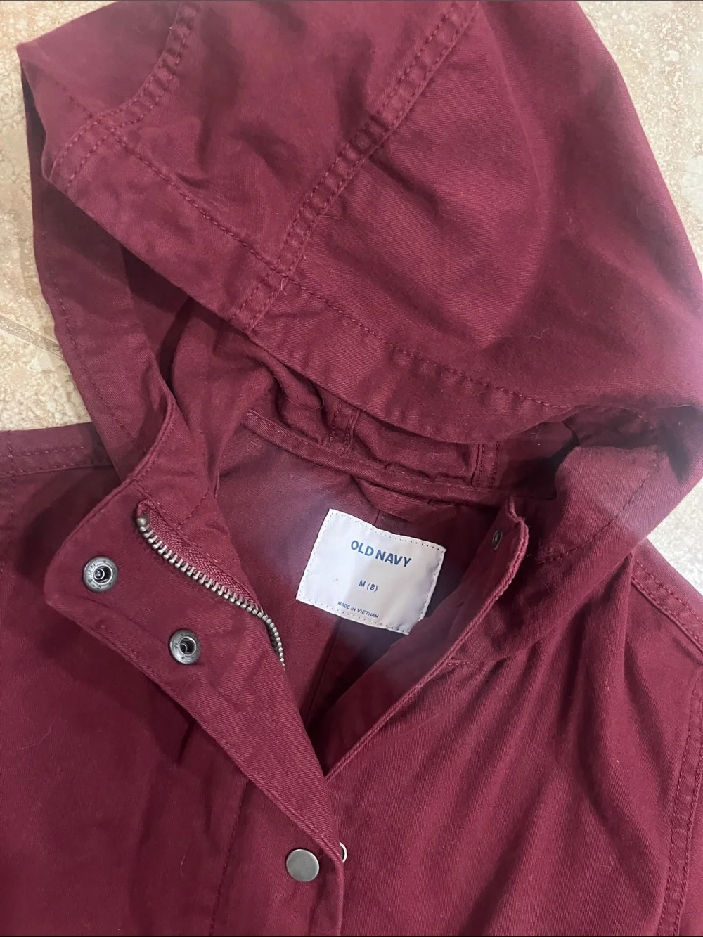 Old Navy hooded raincoat